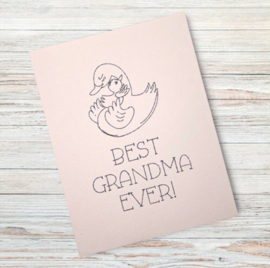 Best Grandma/Grandpa/Mom/Dad/Aunt/Uncle Ever Handmade Card